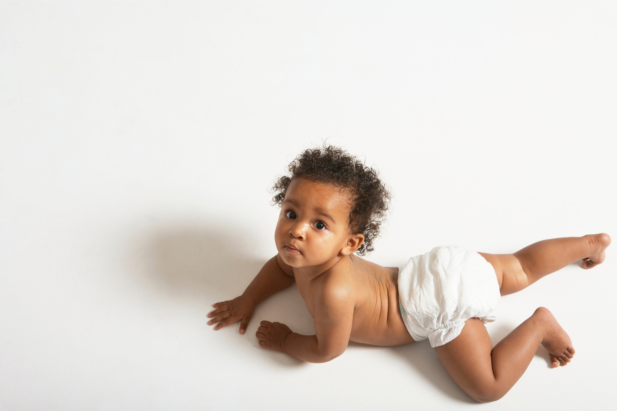 Cute Baby Crawling